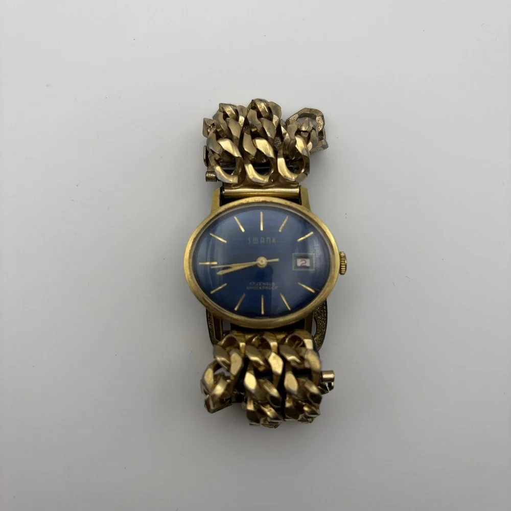 Vintage Swank 17J Shockproof Wristwatch – Mechanical Winding